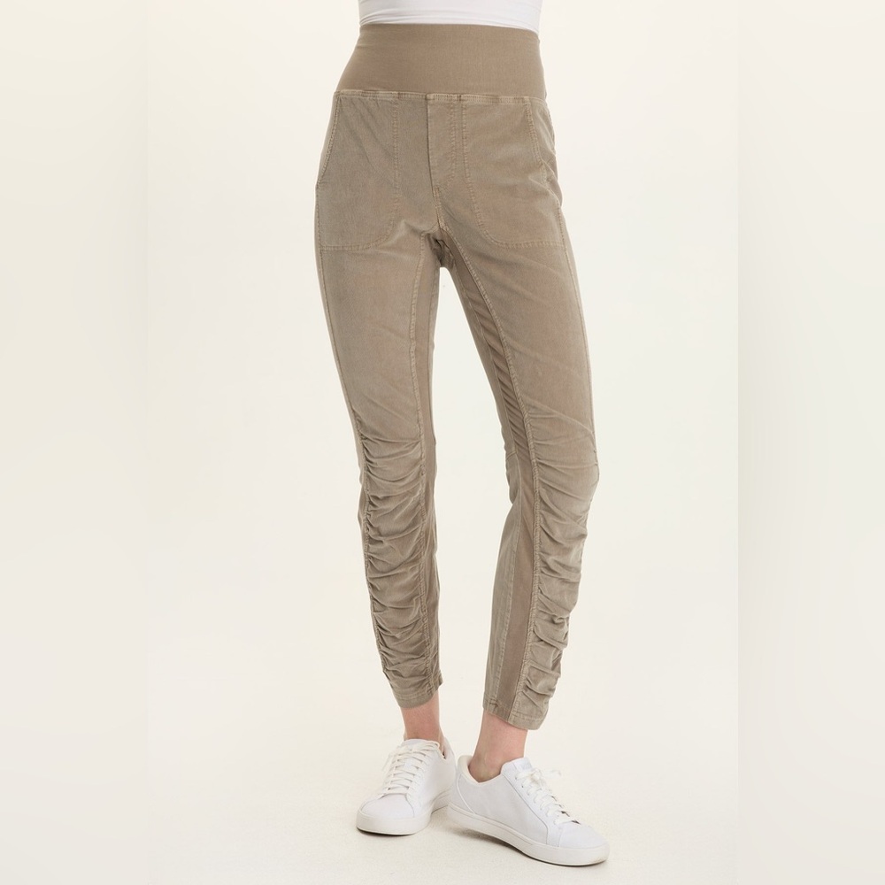 XCVI Penny Soft Corduroy Leggings - Truffle